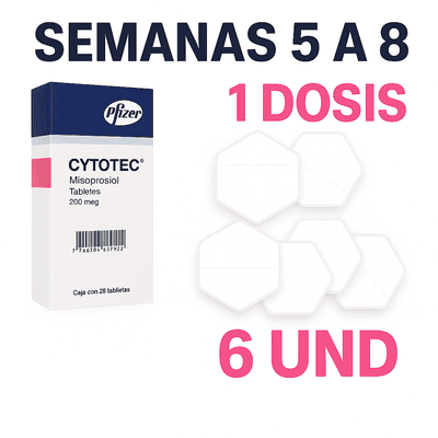 cytotec semanas 5 a 8